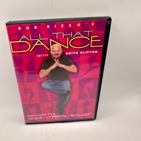 Bob Rizzo Other - Bob Rizzo All That Dance with Keith Clifton DVD Jazz Ballet Lyrical Instruction